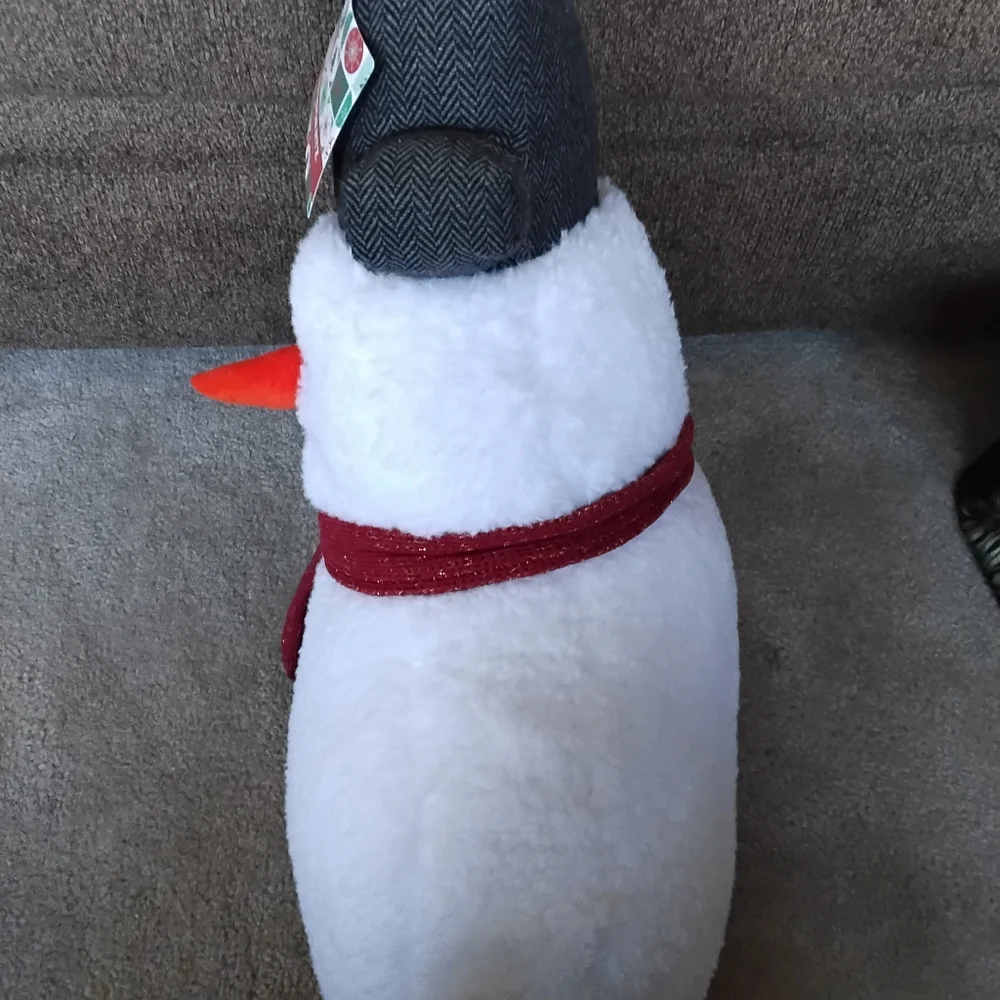 Novogratz Christmas Snowman decorative pillow nwt